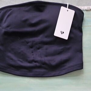 Women's Best Longline Bandeau Black Strapless Top